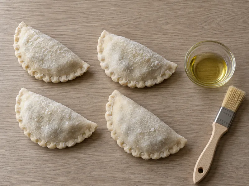 Чебуреки из заморозки с хрустящей корочкой в аэрогриле, шаг 1: Подготовьте продукты