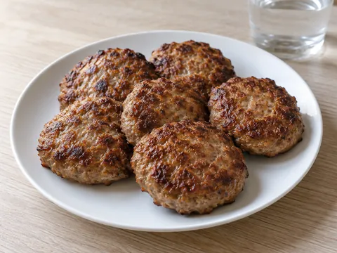 Котлеты из заморозки с румяной корочкой в аэрогриле
